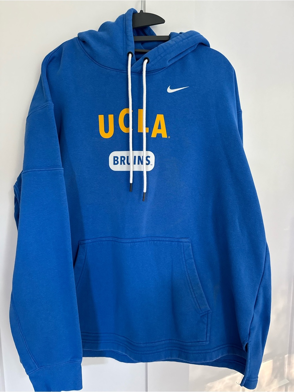 Nike Royal Blue UCLA Bruins Hoodie with Yellow Logo